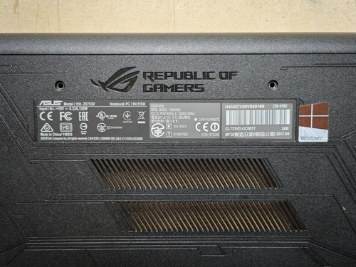 Asus rog gl753vd - gl753vd, ersatzteile